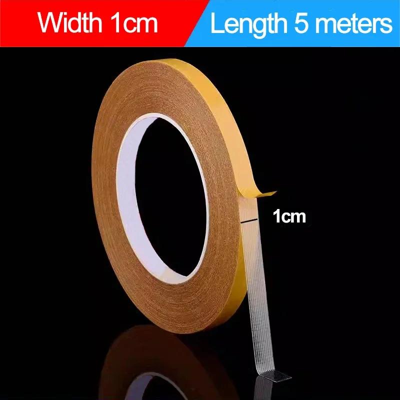 10M двухсторонняя тканевая основа ленты полупрозрачная водонепроницаемая сетчатая лента бесследная высоковязкая клейкая лента для ковров с сильной фиксацией