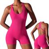 New Yoga Suit, Tight Fitting Solid Color One-Piece Jumpsuit, Seamless And Breathable Yoga Jumpsuit For Women In The Air