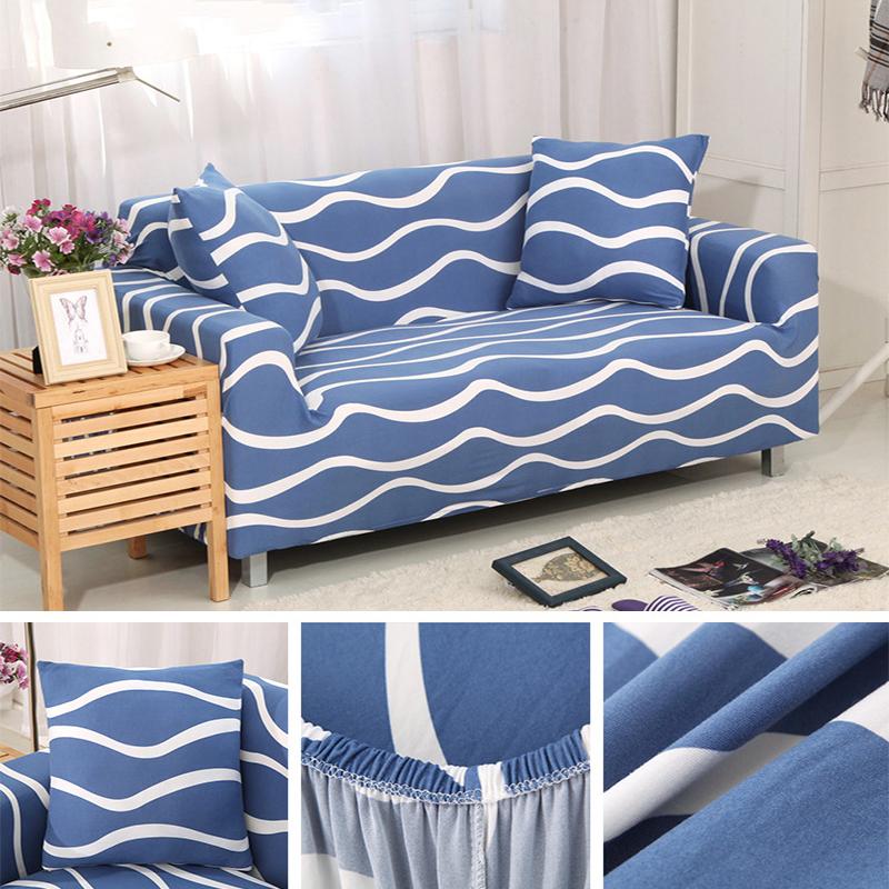 Универсальные эластичные чехлы для диванов с новым геометрическим принтом, эластичная ткань из полиэстера, чехол для дивана на двоих, 21 цвет, 1/2/3/4 места, полотенца