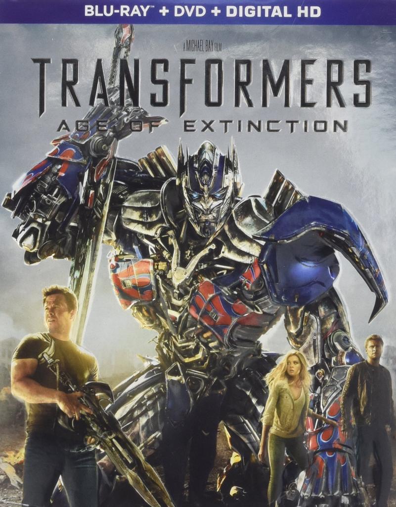 Age of Extinction DVD Digital Transformers (Blu-ray + + HD)