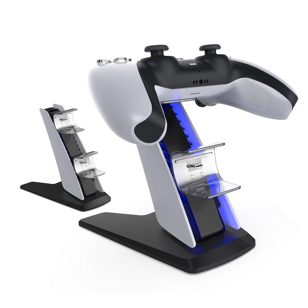 Беспроводная зарядная база для джойстиков Type-C, подставка для двух контроллеров для Sony Playstation 5