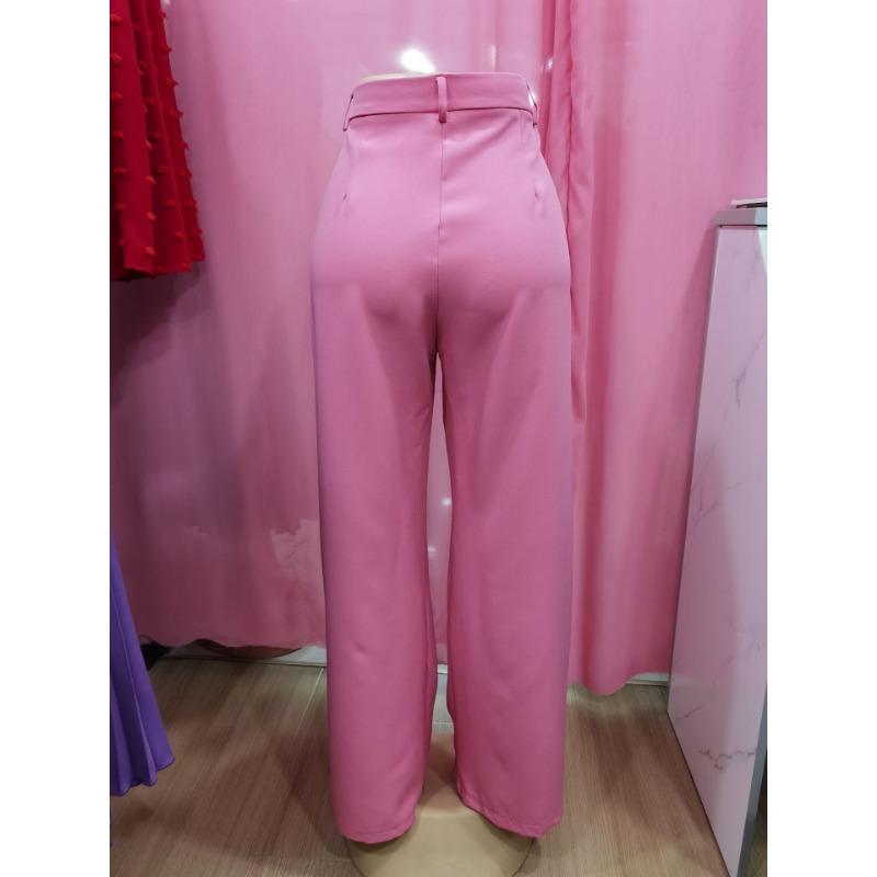 Женские новые брюки Commuter с высокой талией, прямые, широкие, повседневные, деловые