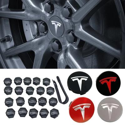 Декоративные колпачки ступицы колеса автомобиля 56 мм для Model 3 Y S X Значок Защитная крышка гайки колеса Наборы по 4 шт. 29 шт. 25 шт.
