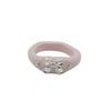 Nff Ribbon Metal Ring-pink