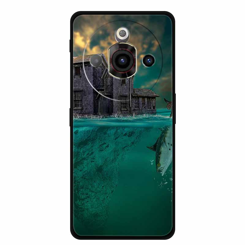 Для чехла NUBIA Focus Pro 5G Оригинальный Мягкий Силикон ТПУ Чехлы для Телефона Задняя Крышка Для NUBIAFocus Pro Модный Планета Защитный Coque