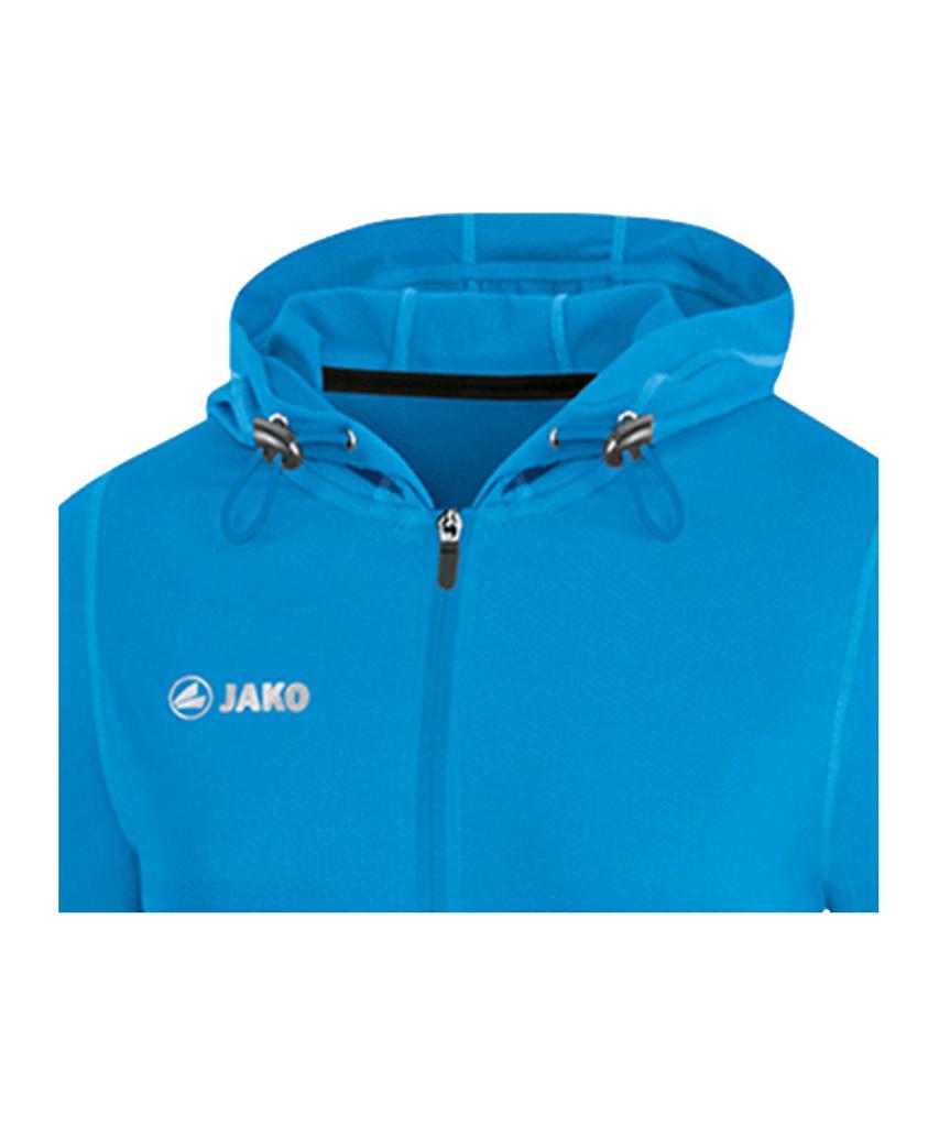 Jako Run 2.0 Kids Unisex Jacket breathable moisture-wicking Blue jako