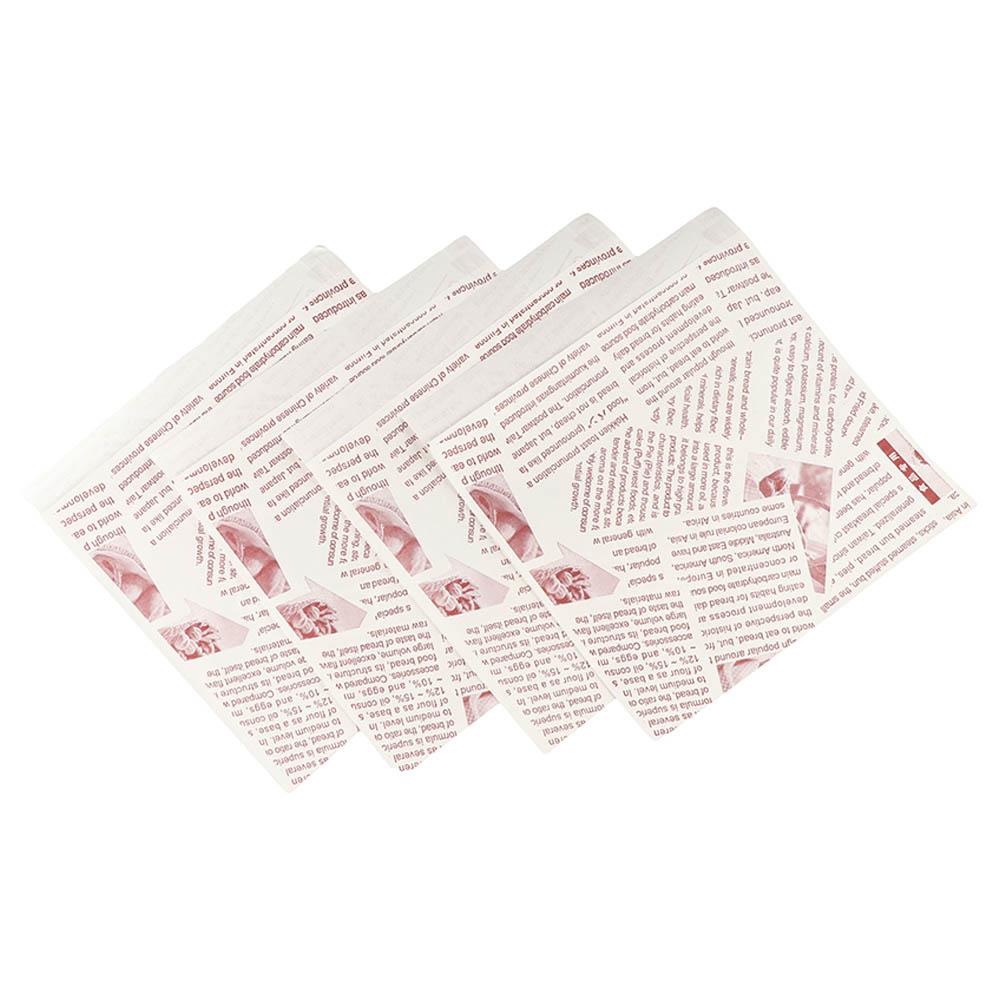 100Pcs 15x15cm Sandwich Wrappers Oilproof Disposable Hamburger Pouch Restaurant