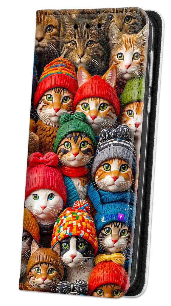 Etui Typu Portfel Do Realme 14 5G / 14T 5G - Pokrowiec Bluemoon Nadruk + Szkło 9H