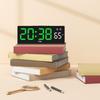 LED Digital Alarm Clock Wall Clock with Timer Date Temperature Display Bed side Clock for Student,Office,Travel Use