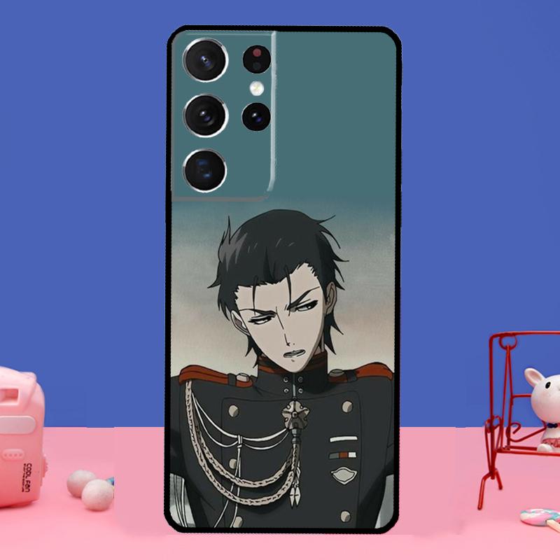 Guren Ichinose Owari No Seraph Case For Samsung Galaxy S21 S22 Ultra S20 FE S8 S9 S10 Note 10 Plus Note 20 Ultra Coque