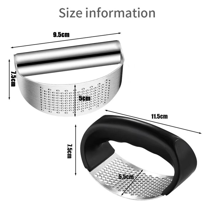 Модернизированная соковыжималка для чеснока из нержавеющей стали, ручная дробилка для чеснока и имбиря, инструменты для резки чеснока, кухонные гаджеты
