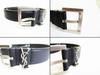 Authentic Saint Laurent Paris YSL Yves Saint Laurent Leather Belt Size 89-99cm #7974 Refurbished