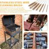 Трубчатая щетка из латунной проволоки для трубчатых бутылок с длинной ручкой, проволочные щетки для чистки труб из проволоки