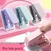 Mini Single Hole Puncher for A4 Paper - Student Stationery Perforator
