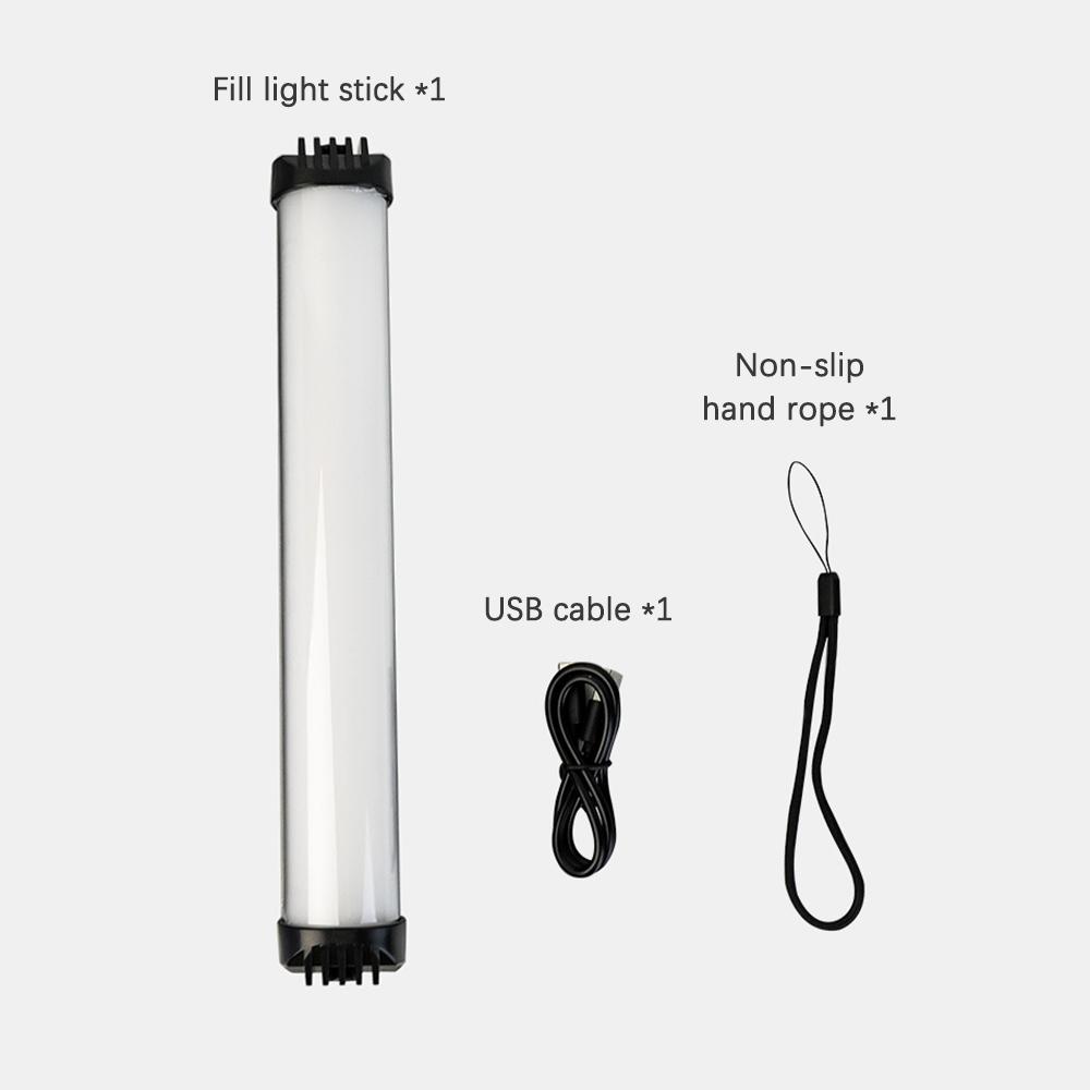 RGB Handheld Photography Lamp Dimmable LED Light Portable Vlog Light with 2000mAh Battery 49 RGB Modes Adjustable Music