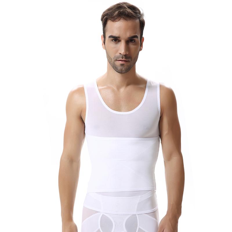 Slimming Vest Body Shaper for Men Mesh Abdomen Thermo Tummy Shaperwear Waist Sweat Corset With Control Belly Belt Tops