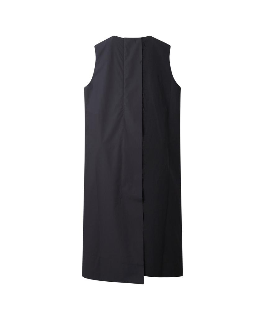 Recorde Split Square Sleeveless Dress_Rqdam25556Bkx
