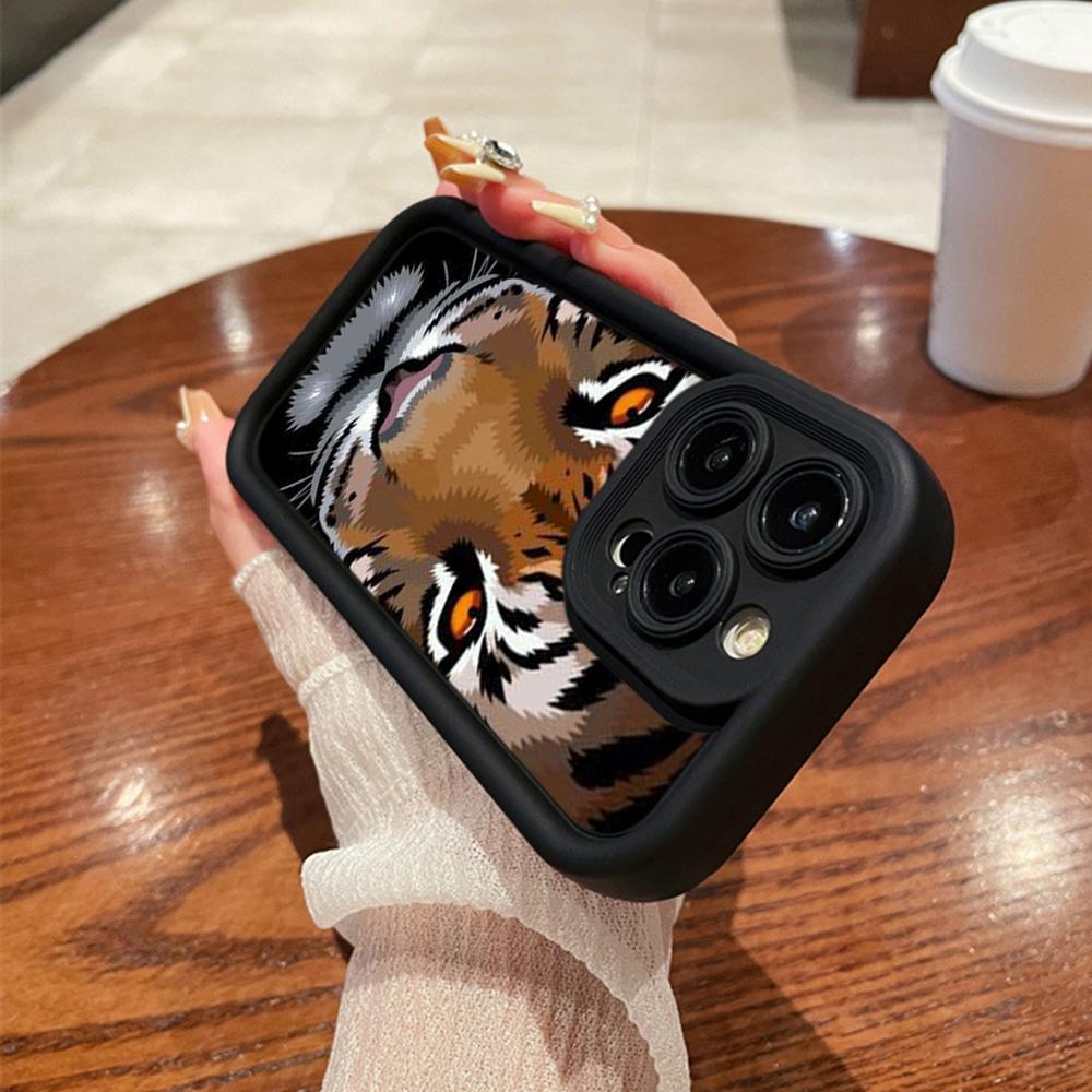 LZ30 Tiger Lion Cat силиконовый чехол для телефона Samsung A15 A35 S24 S23 Ultra S22 S21 Plus S20 FE A05 A06 A54 A55 A53 A14 M15 противоударный задний чехол