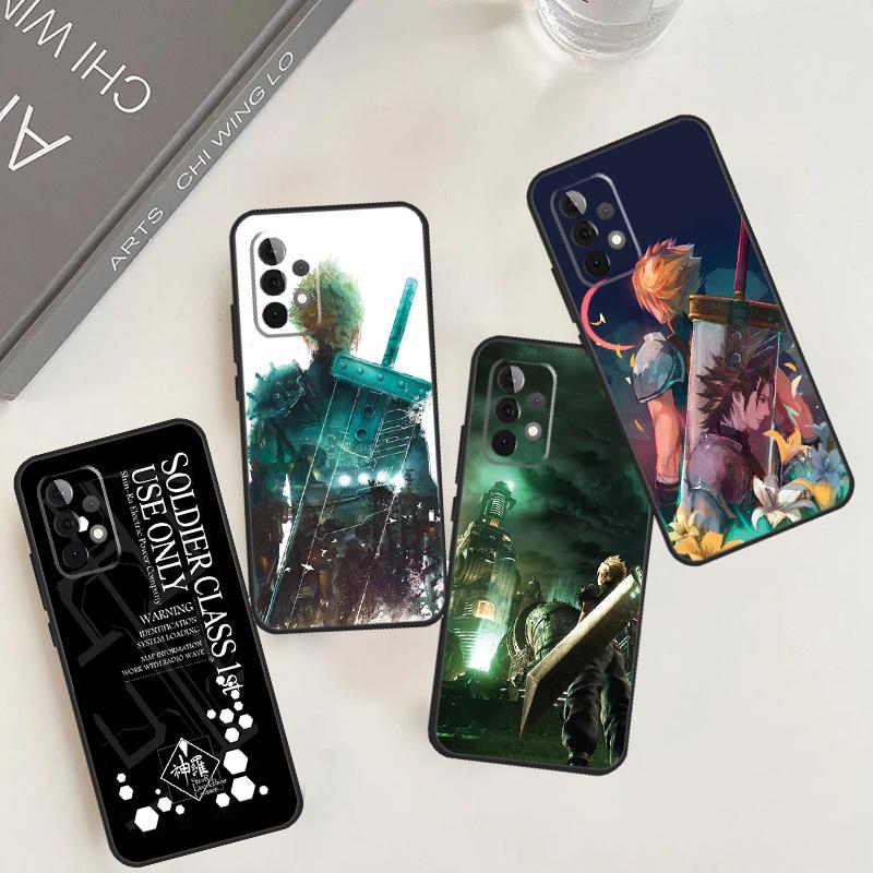 Чехол Final Fantasy VII для Samsung Galaxy A14 A24 A34 A54 A15 A25 A12 A22 A32 A52 A51 A71 A13 A33 A53