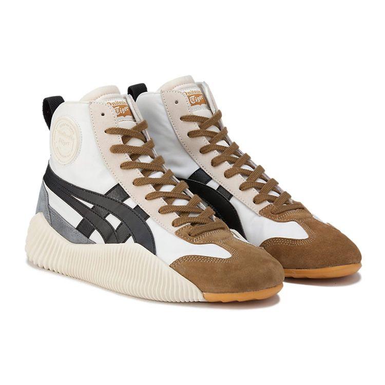 ONITSUKA TIGER Acromount MT Brown Toe Unisex Sneakers Cream Black 1183B467-100