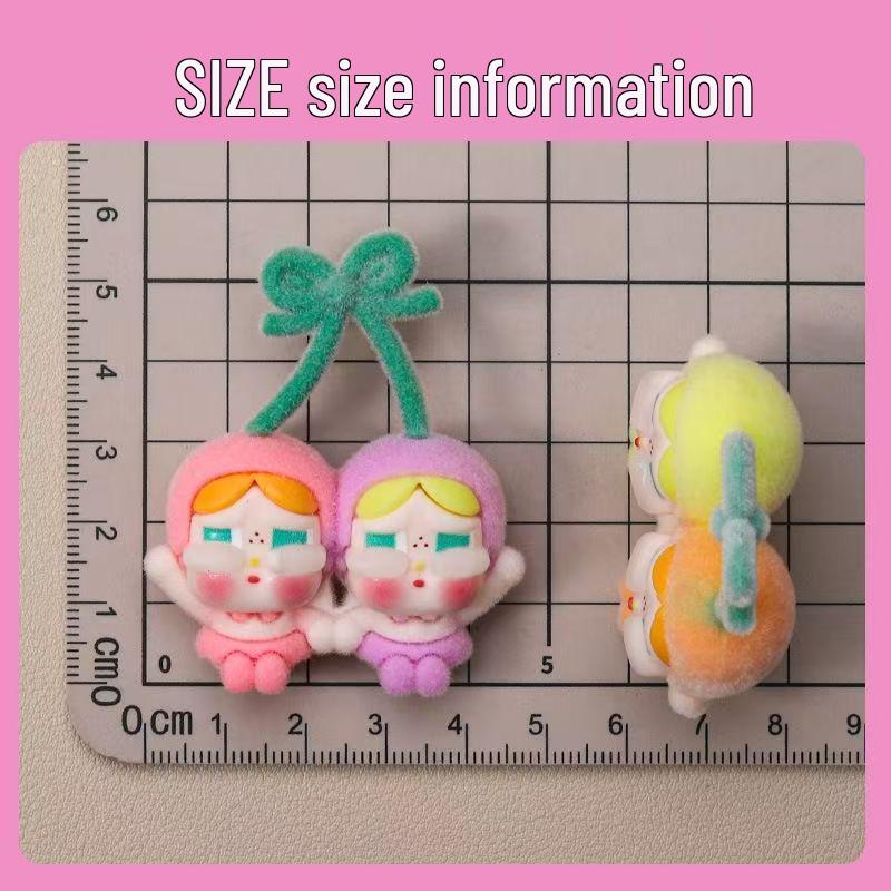 Смоляная мультяшная фигурка «Плачущая вишня» – Милое украшение для стола и автомобиля