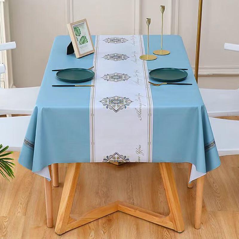 JANMEIJIA Tablecloth, Waterproof And Oil-Proof, No-Wash, 2025 New Style, High-End Table Protection Pad, Rectangular Table Mat
