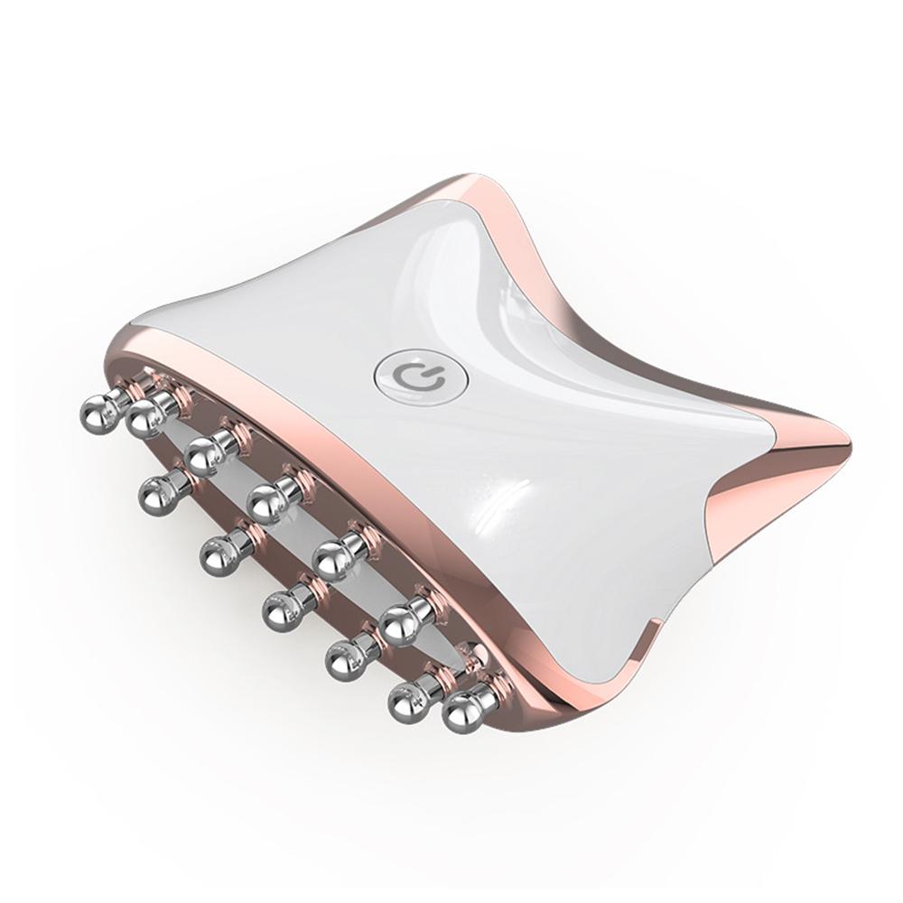 EMS микротоковая светодиодная лампа Guasha, лифтинг лица, шеи, тела, против морщин, красота, расслабляющий массажер для головы, устройство для омоложения кожи