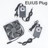 120x25mm DC 12V cooling fan 12cm with 110V 220V AC Speed Controller 3V to 12V for Receiver Xbox DVR Component Cooler