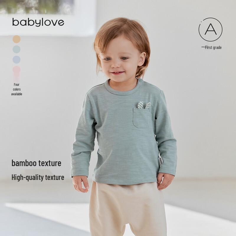 Унисекс футболка с длинным рукавом из фактурного хлопка Babylove