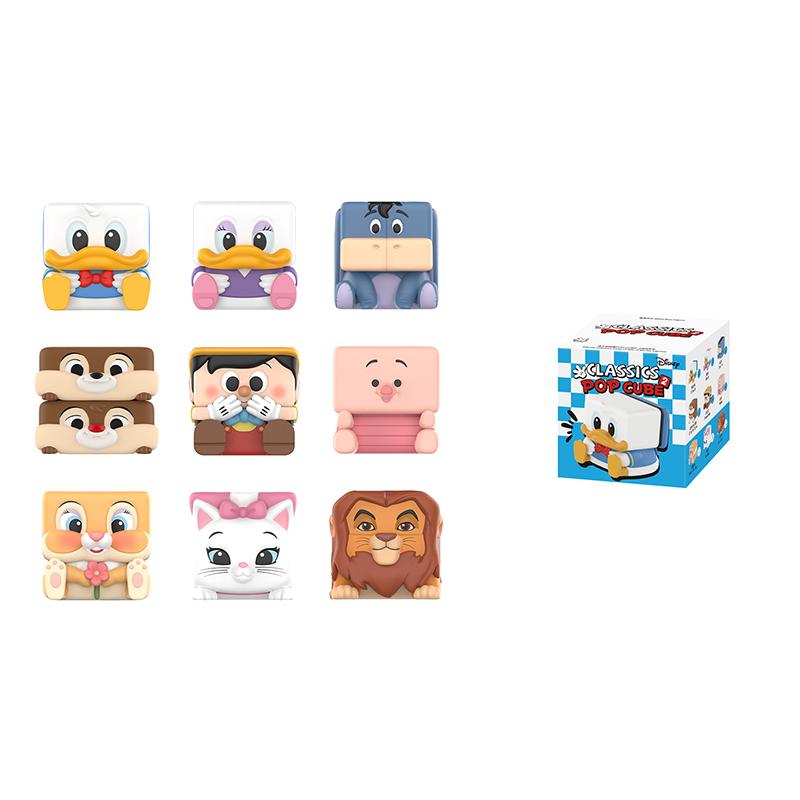 POP MART POP CUBE 2 Фигурка персонажа Mystery Boxes Одиночная Mystery Box/Полная коробка 9 шт. PPMT-2512-0041