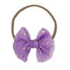 Baby Headband Headband Children's Versatile New Creative Chiffon Bronzing Bow Hair Accessories Headband Little Princess