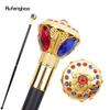 Золотой Красный Синий Цветочный Шар Модная Трость Декоративная Трость Косплей Винтажная Вечеринка Модная Трость Посох 91 см