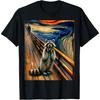 Expressionist Scream Shirt Raccoon Lovers _ Artistic Raccoon T-Shirt