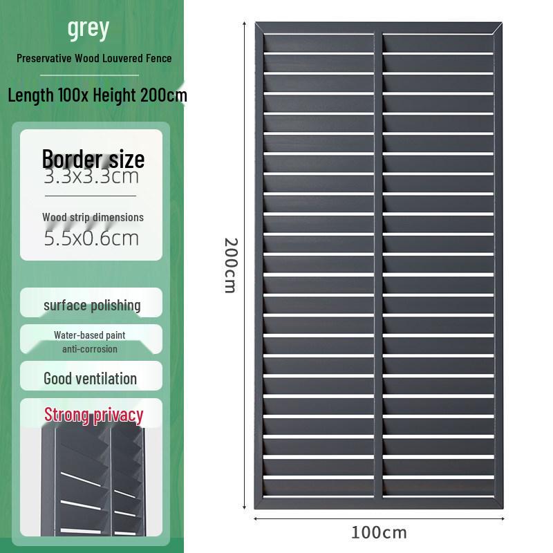 Outdoor Wooden Fence Lattice: Anti-Corrosion Courtyard Rail, Balcony Decor, Climbing Trellis Screen Partition.