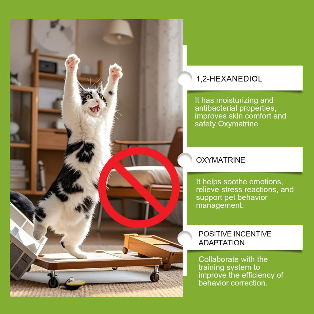 Спрей от кошек, Спрей от царапания, Вспомогательное средство для дрессировки питомцев в помещении и на улице, Защитник мебели, 100 мл