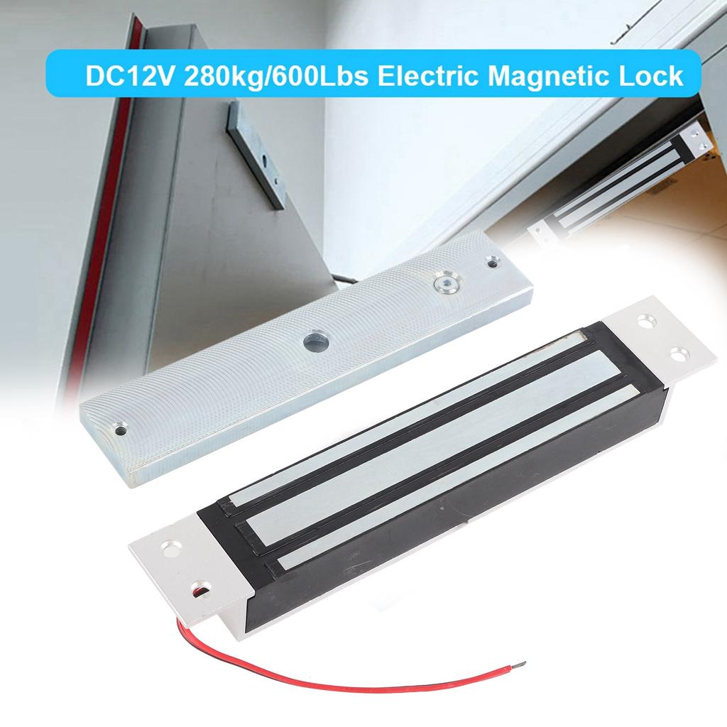 DC12V 280kg600Lbs Электрический магнитный замок Удерживающая сила Электромагнитный замок Безопасный режим NC