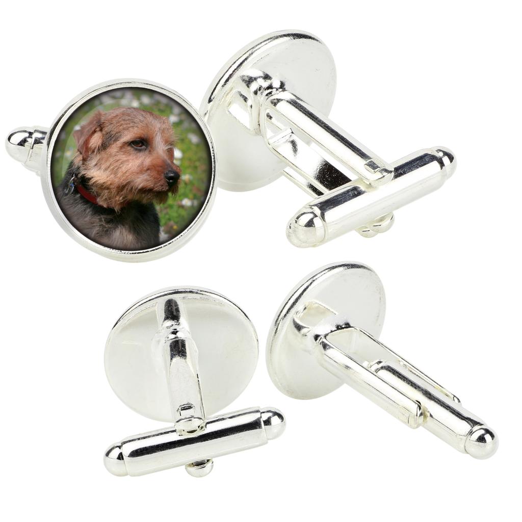 Norfolk Terrier - cufflinks in a box, handmade jewelry, product of the Art-Dog brand