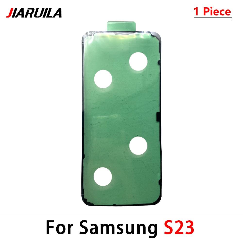 Клейкая наклейка на заднюю крышку для Samsung S20 S21 S22 S23 S24 Plus Ultra, водонепроницаемая наклейка на заднюю крышку