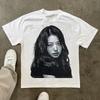 Ретро Винтаж Вонён Вон IVE K-pop Графическая футболка с коротким рукавом Унисекс Рубашка S-5XL Унисекс Футболка