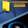 65 Вт USB C Настенное зарядное устройство Быстрая зарядка 6 портов Адаптер Quick Charge 3.0 для iPhone 13 14 15 Xiaomi Samsung Oppo Mobile Вилка США/ЕС