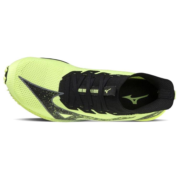 Mizuno Кроссовки Wave Duel Neo 2 Elite Lime Black Unisex, желтые U1GD210081