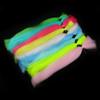 Синтетическая пряжа гофрированная Kinky Minnow Fiber Длина 30 см Однотонный материал для стримерных мушек Рыболовный инструмент