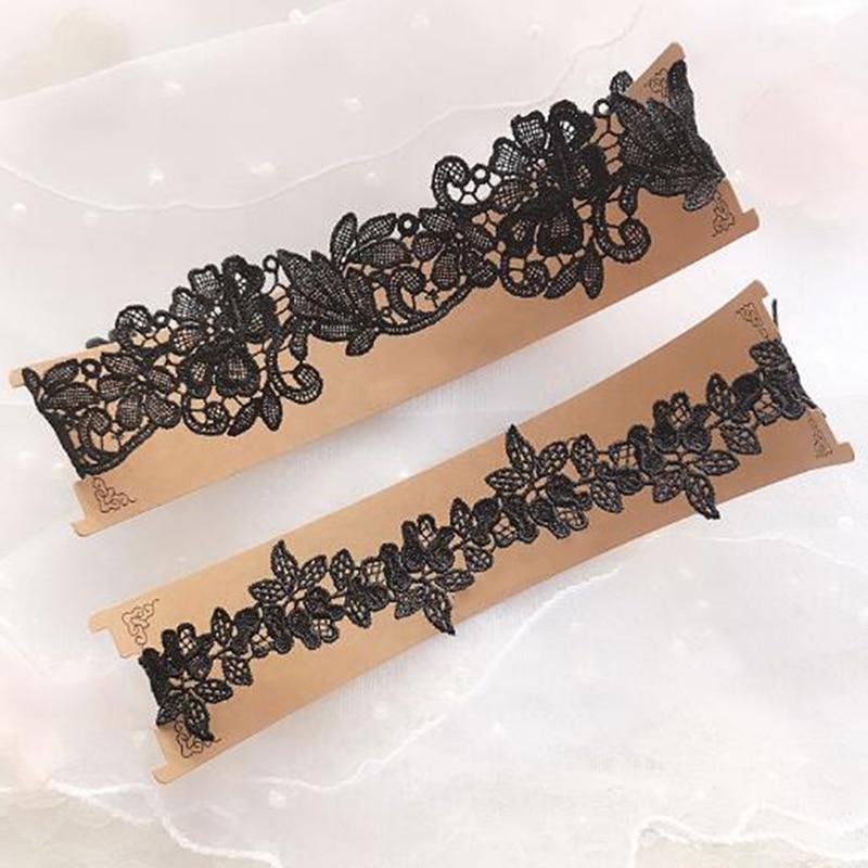Невеста Женщины Кружевные Подвязки на Ногу 1 пара Винтаж Косплей Бедро Вечеринка Вышивка Цветочный