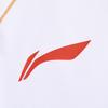 Li Ning Серия Бадминтон Спортивный Повседневный Простой Цветной Блок Надпись Пуловер Футболка с Коротким Рукавом для Бадминтона Унисекс Топы Стандартный-Белый AAYV153-2
