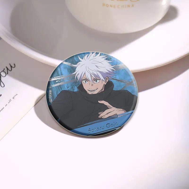 32/44/58mm Anime Jujutsu Kaisen Pins,Cartoon Figure Gojo Satoru Yuji Itadori Badge,Handmade Brooches,Breastpin for Backpack Clothes Gifts