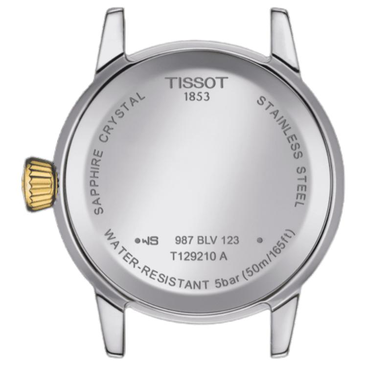TISSOT Classic Dream Series Quartz Movement 50 Meters Waterproof Women's Watch Swiss Watch 28mm Silver Dial T129.210.22.031.00