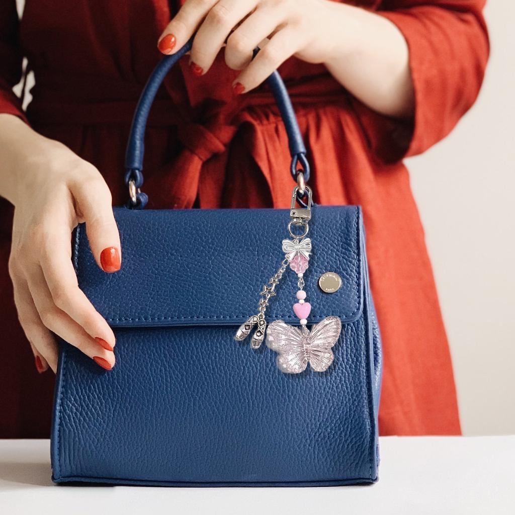 Cute Butterfly Ballet Shoes Keychain Pendant Bag Phone Pendant Women Backpack Handbag Charm Lovely Hanging Decoration
