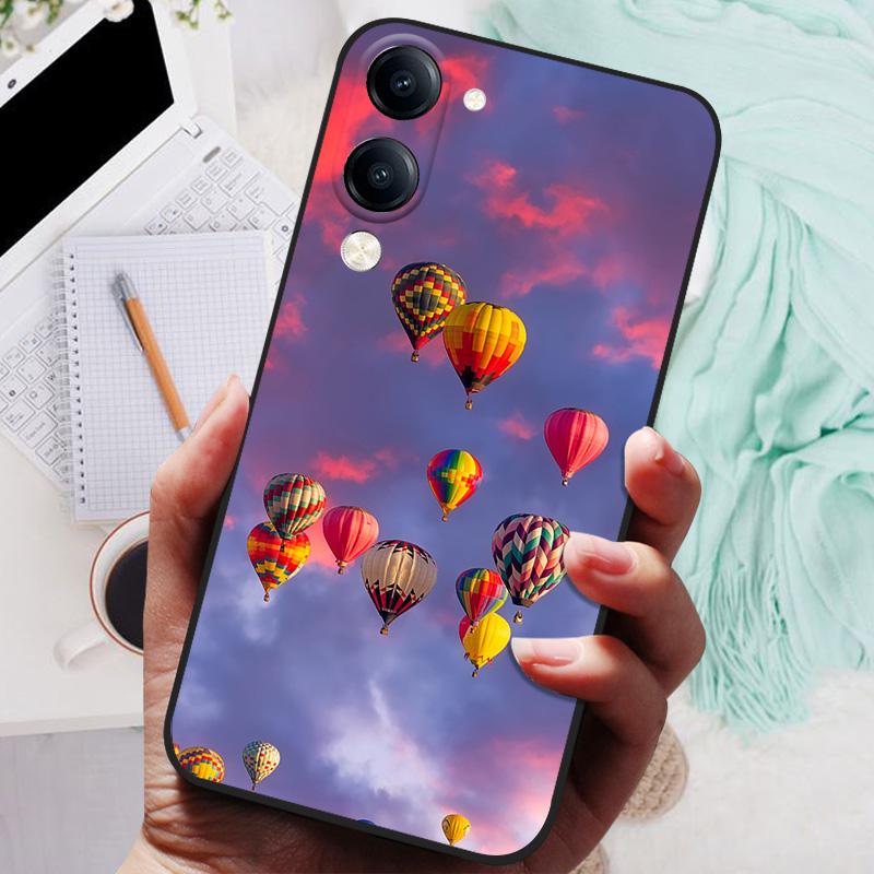 2025 Защитный чехол для Vivo Y04 4G Чехол Y 04 Черная крышка Лев Волк Силиконовые Мягкие Задние Чехлы Для Vivo Y29S 4G Y 29S Чехол для телефона