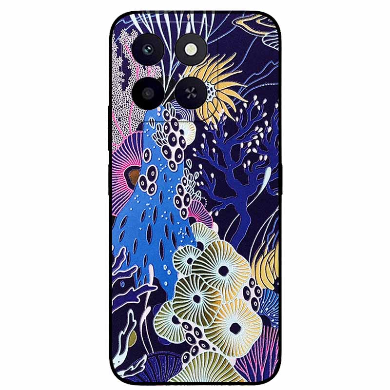 3D Cartoon Emboss Cases For Honor X6a / X6b / X6c Relief Embossed Retro Silicone Back Cover For X6B Black Funda Anime Bumper X6C