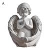 Angel Baby Figurines Weather Resistant Wear Resistant Exquisite Resin Durable Fairy Garden Figurines for Home